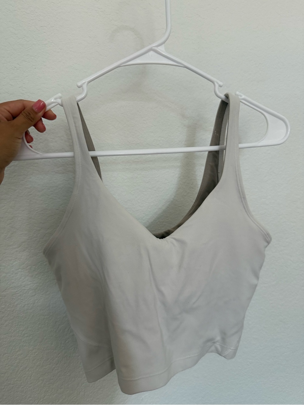 lululemon athletica white sports bra